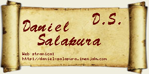 Daniel Salapura vizit kartica